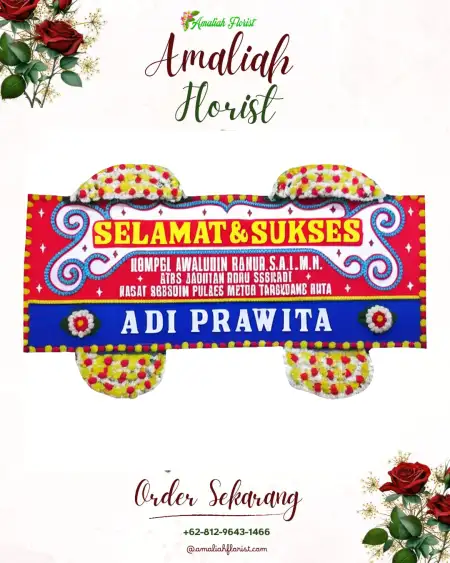 Papan Bunga Ucapan Selamat Kembang